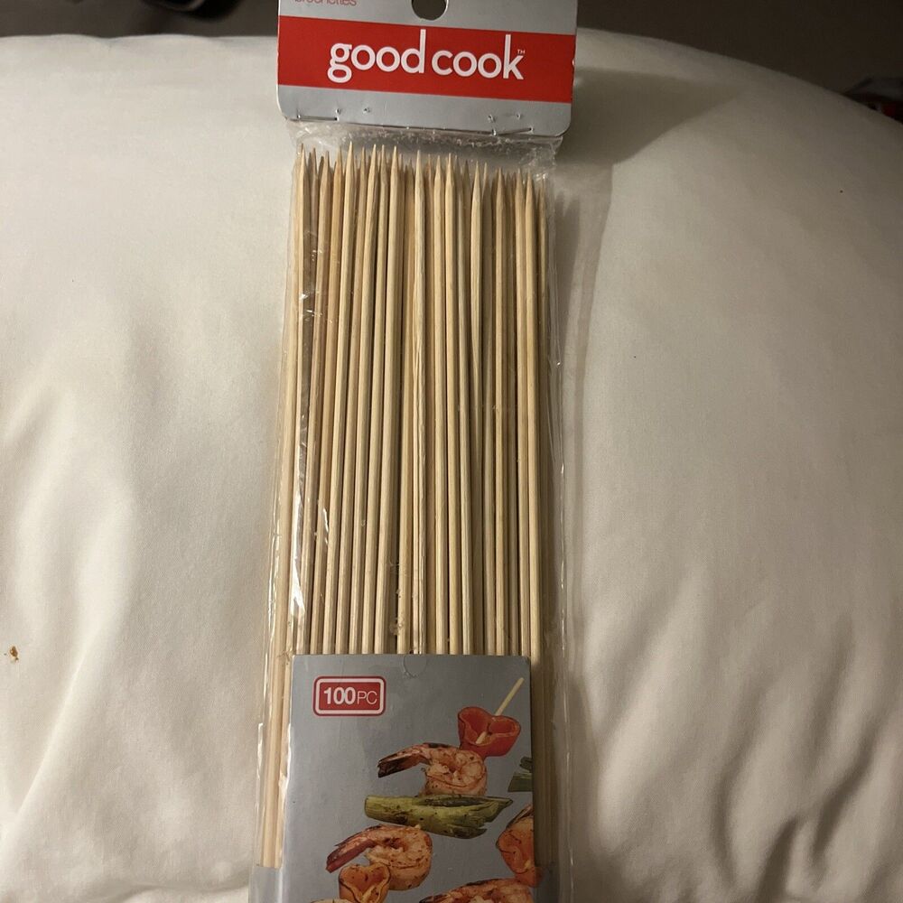 Goodcook 9.75 In. Bamboo Skewer (100-Count) 24451 Goodcook 24451 076753244510
